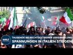 ROM: Eskalation auf den Straßen! Massenaufmarsch in Schwarz bei rechtsextremer Demonstration!