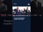 Trump attends dignified transfer of U.S. troops