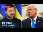 Ukrainians react to Trump's comments saying Zelenskyy is a 'dictator' | The World with Yalda Hakim