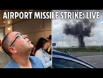 LIVE: Israel's Ben Gurion Airport after Houthi missile strikes perimeter
