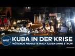 BLACKOUT IN KUBA: Sturm 