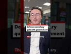 UK defence secretary resigns over government’s defence spending plans. #JohnHealey #BBCNews