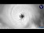 Imágenes de satélite muestran al huracán Kiko aumentando a categoría 4 en el Océano Pacífico
