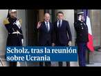 Olaf Scholz, tras la reunión sobre Ucrania: 