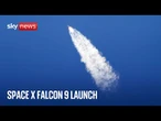 Space X Falcon 9 launch