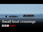 Smuggling gangs using 'taxi boats' to carry people across the Channel | BBC News