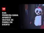 EUA: primeira-dama aparece vestida de panda em evento | LIVE CNN