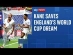Kane double pulls England back from the brink of World Cup knockout