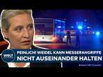 ALICE WEIDEL: Peinlicher Fauxpas! AfD-Chefin verwechselt Messerangriff von Siegen mit Solingen