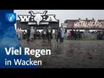 40 Liter Regen pro Quadratmeter in Wacken