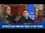 Care in Crisis: Actress Sam Morton talks to Sky News about growing up in care