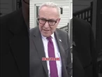 SENATE STALEMATE: Schumer says Trump has an obligation to negotiate with Democrats #shorts #usa #new