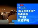 FYI: Are scientists re-producing T-Rex leather to make handbags?