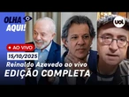 Reinaldo ao vivo: Motta é vaiado ao lado de Lula; cotados ao STF, Haddad e MP do IOF e+ notícias