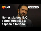 Ricardo Nunes diz que boletim de ocorrência sobre agressão à esposa é forjado: 'Não existe'