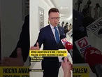 Nocna awantura w sejmie z udziałem posłów. Szymon Hołownia reaguje