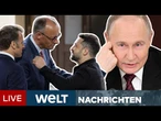 UKRAINE: Putin reagiert auf Merz' Staatsbesuch! Plötzlich will man "Gespräche in Istanbul" I LIVE