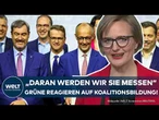 FRANZISKA BRANTNER: Nach Koalitionsbildung von schwarz-rot! Presskonferenz mit klarer Grünen-Ansage