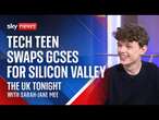 16-year-old swaps GCSEs for Silicon Valley after AI start-up secured $1m investment