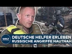 UKRAINE-KRIEG: "Ein Horrorszenario!" Deutscher Feuerwehrmann schildert nächtliche Drohnenangriffe!