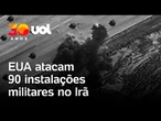 EUA atacam Irã: Mais de 90 instalações militares são bombardeadas e ao menos 14 morrem