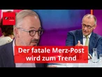 #redenwiemerz: Der fatale Merz-Post wird zum Trend