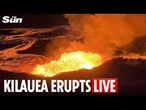 LIVE: Kilauea volcano spews lava as it erupts in Hawaii