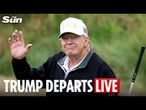 LIVE: US President Donald Trump leaves Scotland after talks with Keir Starmer