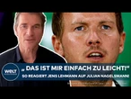 NATIONALMANNSCHAFT: "Das ist mir einfach zu leicht" - Jens Lehmann kontert Nagelsmann-Aussagen
