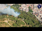 Los bomberos luchan “con contundencia” contra un incendio en Viladecans