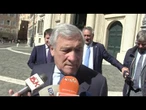 Tajani: "Il 7 ottobre è l'inizio del disastro, mi auguro che colloqui di pace abbiano successo"
