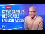 FYI: Steve Carell discusses parenting and wrestles with British English