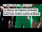 Le Maroc de Hakimi se prépare avant son match contre le Brésil • FRANCE 24