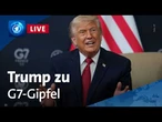 US-Präsident Trump nach Abschluss des G7-Gipfels