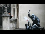 Neues Banksy-Kunstwerk in London kritisiert offenbar Verbot von Palästina-Gruppe