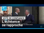 Vote de confiance : l'échéance du 8 septembre se rapproche pour François Bayrou • FRANCE 24