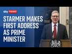 Prime Minister Keir Starmer: 'Our work is urgent and we begin it today'