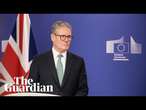 Keir Starmer holds press conference with Von Der Leyen in Brussels – watch live