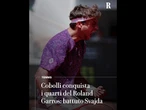 Cobolli ai quarti, Svajda battuto in quattro set