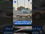 Truck gets instant KARMA in extreme road rage case