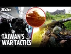 Taiwan troops use UNDERGROUND network to outsmart a Chinese invasion in unprecedented drills