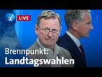 Wahlen in Sachsen und Thüringen | ARD-Brennpunkt