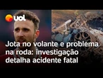 Diogo Jota dirigia carro em alta velocidade e pneu apresentou problemas, diz polícia espanhola