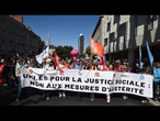 Des manifestations éclatent à Nantes contre les coupes dans les services publics de Macron