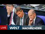 BUNDESHAUSHALT 2025: Ampel am Ende? - Woche der Wahrheit für Regierung | WELT Stream