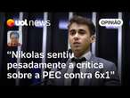 Escala 6x1: Nikolas passa recibo e mostra debate da PEC como derrota do extremismo, diz Sakamoto