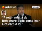 Valdemar pedir anistia a Bolsonaro será grande problema para Lira na eleição da Câmara, diz Tales