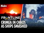 Ukraine destroys ARMADA of Putin's oil tankers as Trump gives Patriot permission to Zelensky