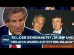USA: Donald Trump mit Melania auf Epstein Island! Nach Zoff mit Musk: was steht in der Epstein Akte?