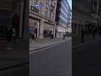 Shocking moment woman has her phone snatched at Oxford Circus in London